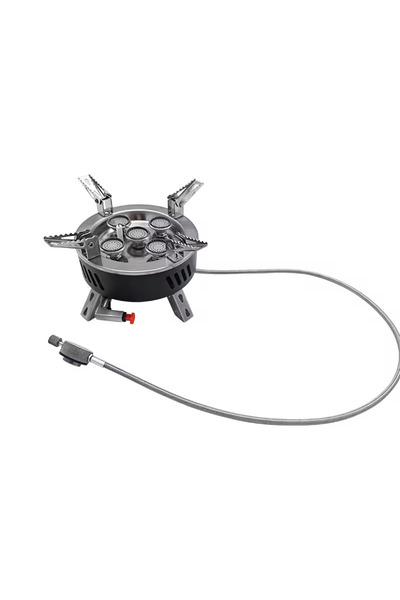 Generic Five-head Portable Five-core Camping Gas Stove Windproof Mini Burner
