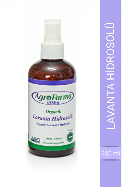 AgroFarma Organik Lavanta Hidrosolü 250ml - Doğal Canlandırıcı Ve Besleyici S...