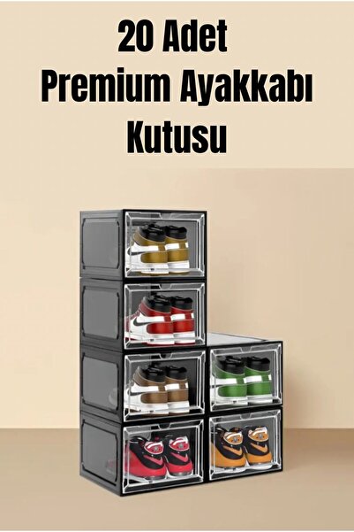 Bambus Premium 20li Çok Amaçlı Ayakkabılık ve Ayakkabı Düzenleme Kutusu – Mod...