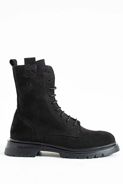 Hammer Jack Hakiki Deri Siyah Kadın Bot 10222730-Z