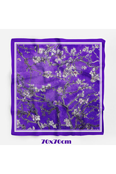 tuaipek MOR BLOSSOM Desen 70*70cm Bandana/Fular