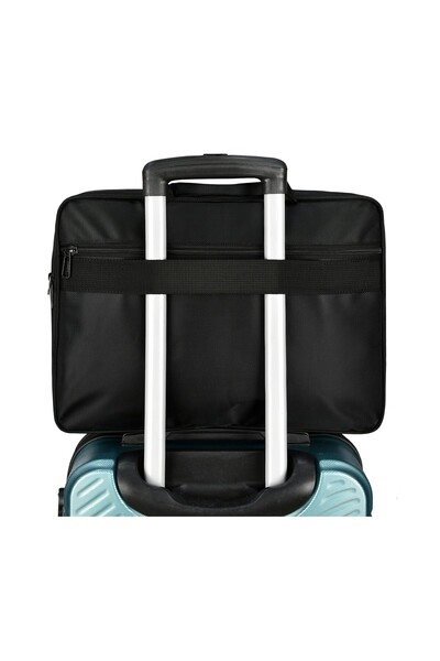 MEVAFA حقيبة لابتوب وحقيبة مستندات مع حماية كاملة وجيوب متعددة
