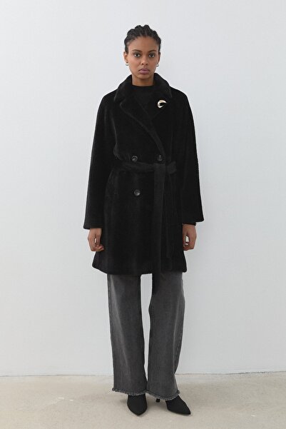 Nihan Kruvaze Angora Kaban Siyah