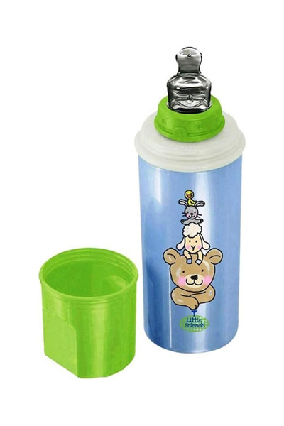 Rotho زجاجة رضاعة أطفال مقاومة للصدمات، 250 مل (أزرق)