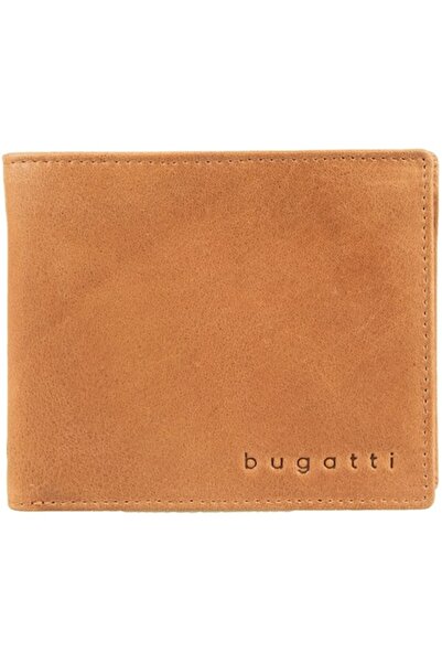 BUGATTI Men's horizontal wallet, Volo, Genuine leather, Brown