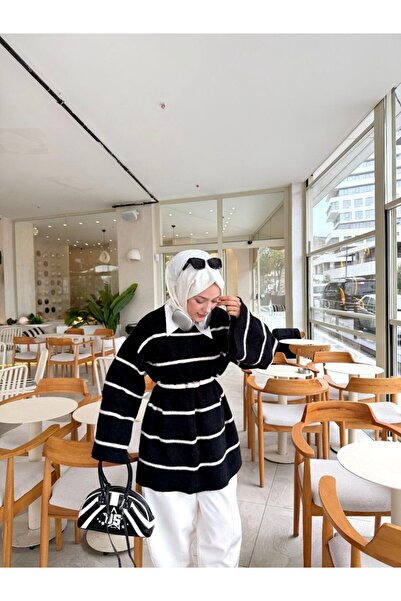 PİNK FLY Angora Fabric Wide Sleeve Tunic