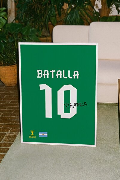 Base Concept Πίνακας αφίσας με αυτόγραφο του Pablo Batalla, Νο. 10 (με κορνίζα)