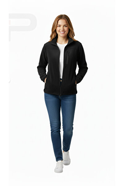 PROWESS Kadın Unisex Tam Fermuarlı 280 gr 3 Cepli Polar Outdoor Ceket