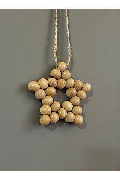 MACROMEKİDS Set de 3 stele decorative din lemn lustruit, ornament pentru ușă,...