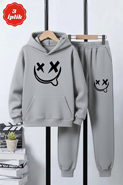 FYK COLLECTİON ΣΕΤ ΑΘΛΗΤΙΚΗΣ ΦΟΡΜΑΣ ΑΝΔΡΙΚΟΥ ΠΑΙΔΙΟΥ ΜΕ ΕΚΤΥΠΩΣΗ ΧΕΙΜΕΡΙΝΟΥ Ε...