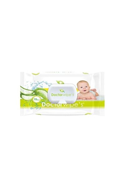 DOCTOR WIPES Șervețele umede cu extract de Aloe Vera, 72 de bucăți într-o cut...