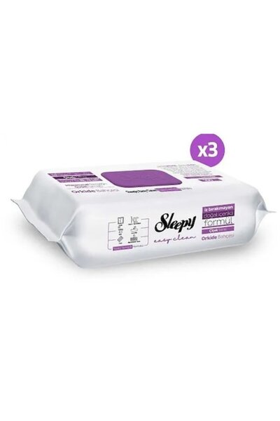 Sleepy PACHET - 3 x Șervețele umede multi-suprafețe Easy Clean Orchid Garden ...