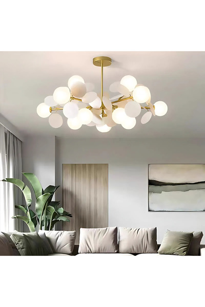 Alista Home Candelabru suspendat SVEN, 15 x G9, alb