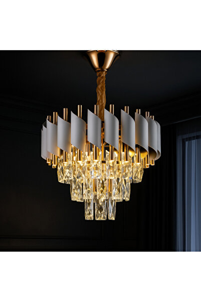 Alista Home Πολυέλαιος VERSAILLES Petito Crystal, 3xE14, Ø30 cm, Γυαλιστερό Χ...