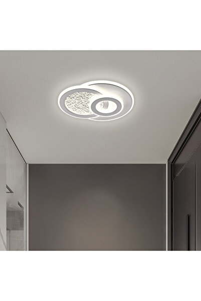 Alista Home Candelabru LED KOMPACTO 47 W, 3 inele, lumină rece/caldă/neutră, alb