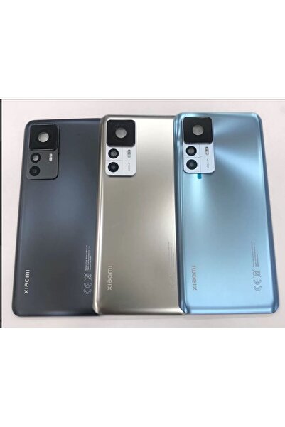 Yedcom Xiaomi Mi 12T Pro Kamera Camlı Lensli Mavi Arka Kapak Batarya Kapağı P...