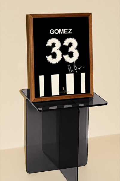 Base Concept Mario Gomez 33 İmzalı Forma Poster Tabllo (Çerçeveli)