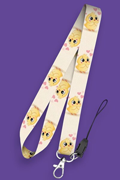 MİLLENEX Hemşire Yavru Civciv Telefon Askı Yaka Kartı Boyun Askısı Askı İpi B...