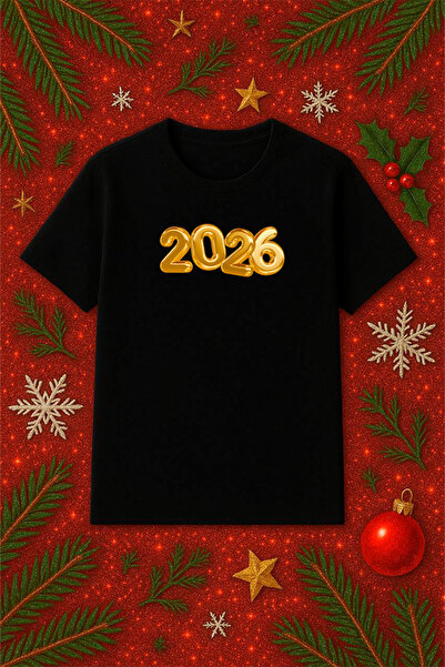 SVART WEAR Μπλουζάκι με θέμα την Πρωτοχρονιά oversized Χριστουγεννιάτικο μπλο...