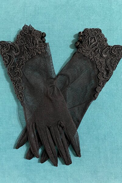Limelia Black Bridal Gloves – Bridal Accessory – Bridal Accessory – Bridal Ac...