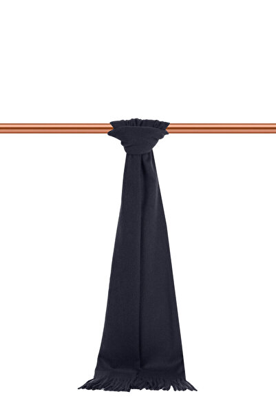 Bursa İpek Kaşkol pentru bărbaţi, culoare uni, albastru închis