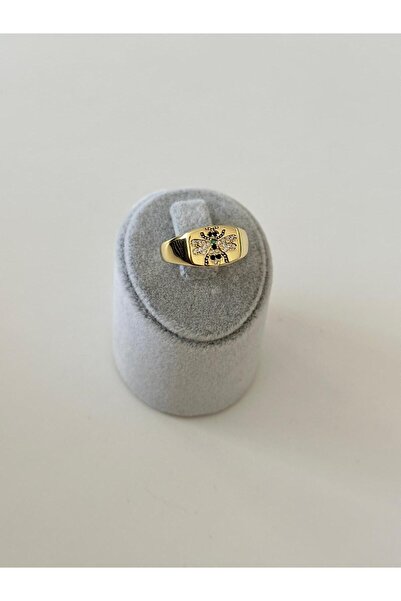 Charmist 14K Çelik Üzeri Altın Kaplama Serçe Parmağı Yüzüğü