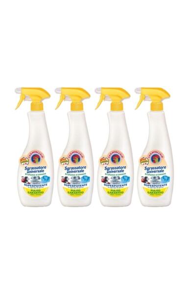 Chanteclair Set 4 x Chante Clair Universal Degreaser Spray 600 ml - Lemon