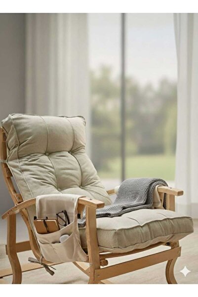 Er-ge Ticaret PADİŞAH AHŞAP SALLANAN SANDALYE, TV KOLTUĞU, EMZİRME KOLTUĞU, D...