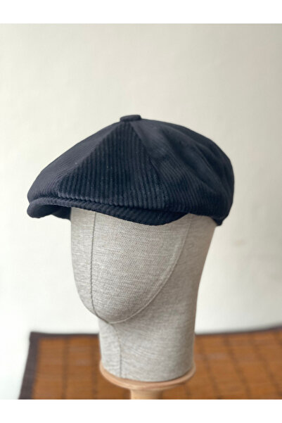 Rupen Kraft Winter Velvet English Cap Peaky Blinders Model Men's Cap Draped Velvet Cap