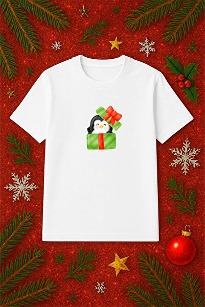 SVART WEAR Tricou tematic de Anul Nou supradimensionat tricou Crăciun Crăciun