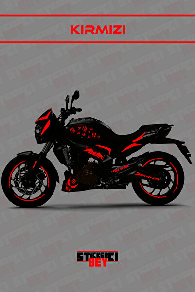 STİCKERCI BEY DOMİNAR 400-250 FULL BODY MOTOR ARMA STİCKER KAPLAMA SETİ (FOLYO KESİM)