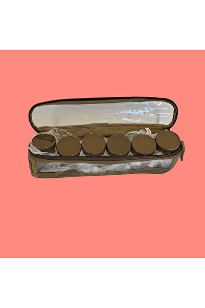 Sn شنطة علب بهارات مستطيل مع العلب 6حبات