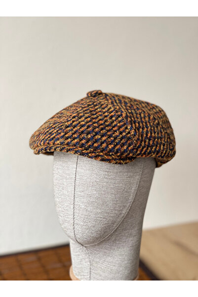 Rupen Kraft Winter special fabric woolen peaky blinders model draped unisex woolen cap hat