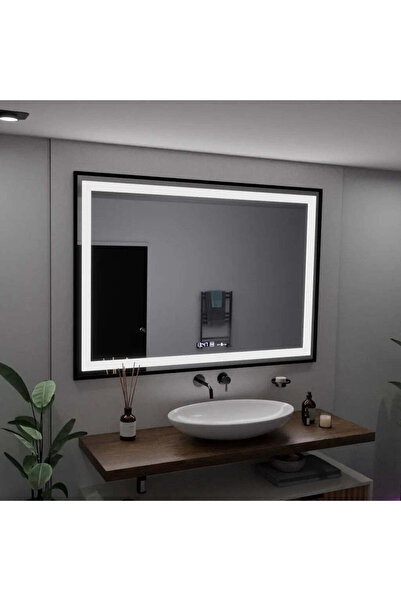 Alista Home Oglindă dreptunghiulară LED 100x65 cm VERITE Majesté Noir – Motio...