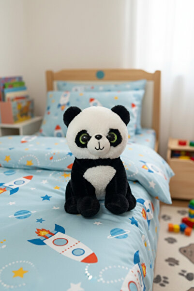craftivio İri Gözlü Sevimli Panda Peluş Oyuncak 25 cm - Yumuşacık Doku Yüksek...