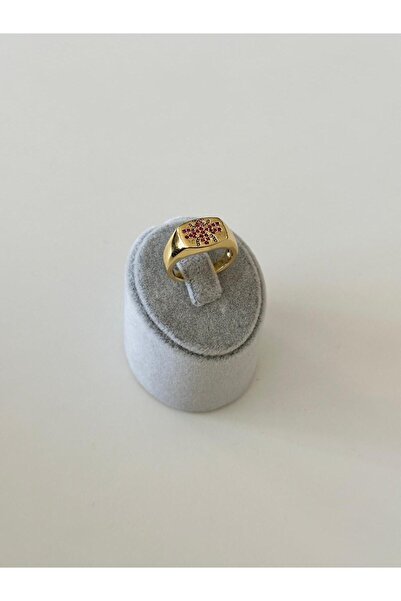 Charmist 14K Çelik Üzeri Altın Kaplama Serçe Parmağı Yüzüğü