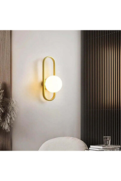 Alista Home Lampă de perete Amena 1 x E14 Alb/Auriu