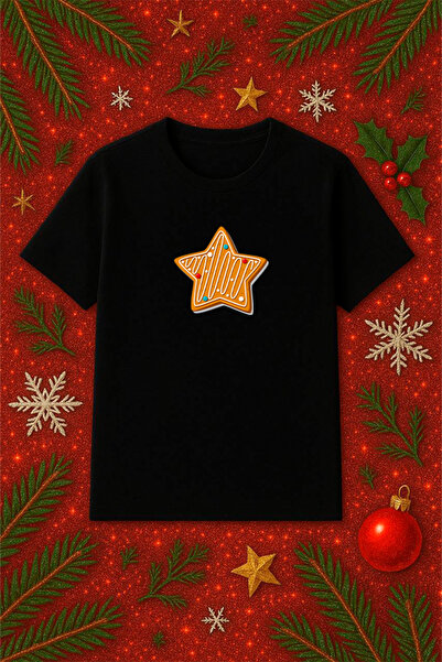 SVART WEAR Tricou tematic de Anul Nou supradimensionat tricou Crăciun Crăciun