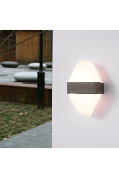 Alista Home ICEBERG Exterior LED Wall Light 10W Metal IP65 Black