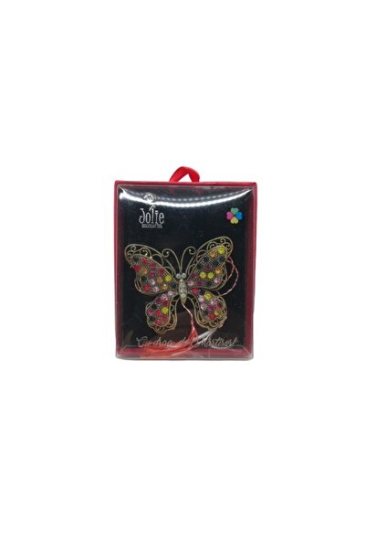 Vintage Broșă Mărțișor (amuletă de primăvară) V7 Fluture 8cm x 10cm