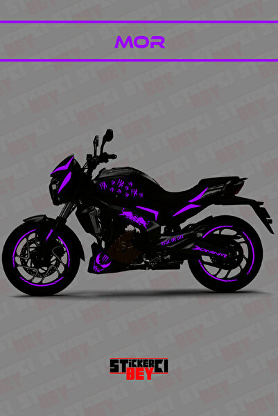 STİCKERCI BEY DOMİNAR 400-250 FULL BODY MOTOR ARMA STİCKER KAPLAMA SETİ (FOLY...