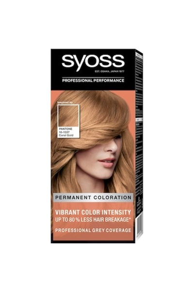Syoss Permanent Hair Dye Pantone 9-67 Golden Coral, 115 ml