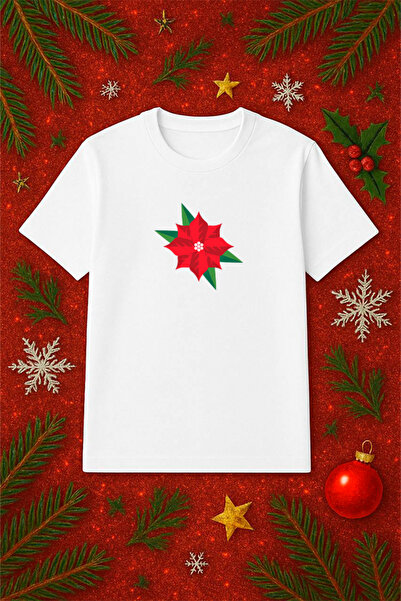 SVART WEAR Μπλουζάκι με θέμα την Πρωτοχρονιά oversized Χριστουγεννιάτικο μπλο...