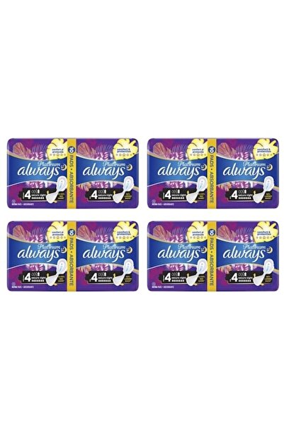 Always Absorbante Ultra Secure pentru noapte - Set 4 x 10 (40 buc), Absorbție suplimentară