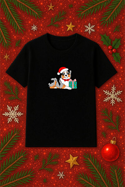 SVART WEAR Tricou tematic de Anul Nou supradimensionat tricou Crăciun Crăciun