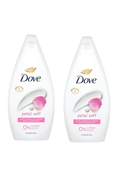Dove Gel de duș Essential Care Petal Soft 720ml x2