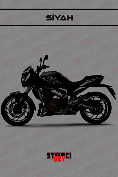 STİCKERCI BEY DOMİNAR 400-250 FULL BODY MOTOR ARMA STİCKER KAPLAMA SETİ (FOLY...