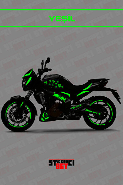 STİCKERCI BEY DOMİNAR 400-250 FULL BODY MOTOR ARMA STİCKER KAPLAMA SETİ (FOLY...