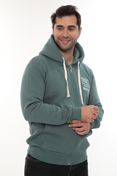 VAJESTO Men's Full Zip K Hooded Cotton Sweatshirt with Fleece Inside