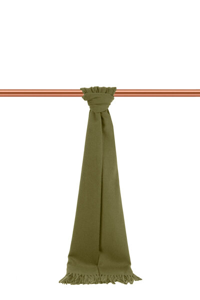 Bursa İpek Kaşkol pentru bărbaţi de culoare uni kaki